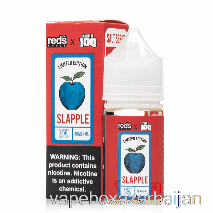 Vape Baku Slapple - 7 Daze x Keep It 100 Salts - 30mL 50mg